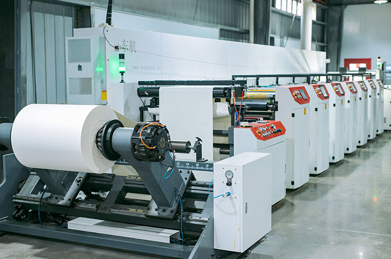 Automated cup lid stamping line at Want Paper factory, Qingdao
